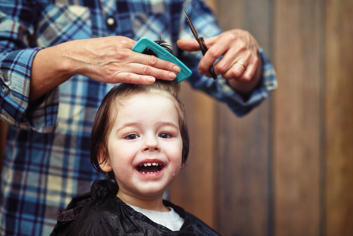 Kid at the Barber's 